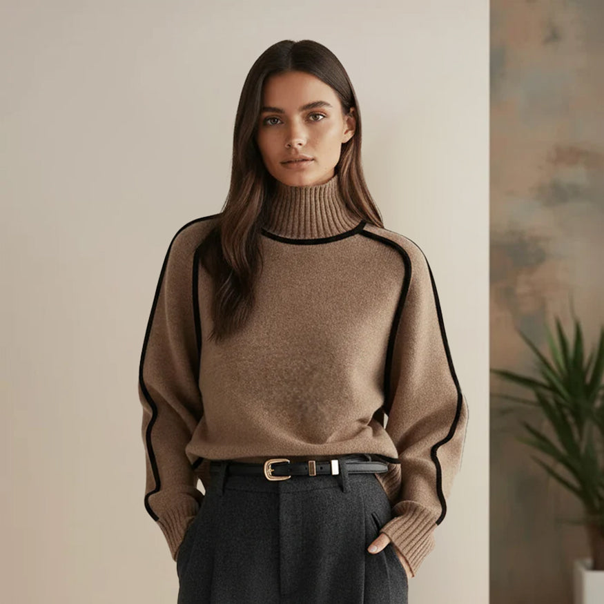 Elodie | Luxe Fijngebreide Mockneck