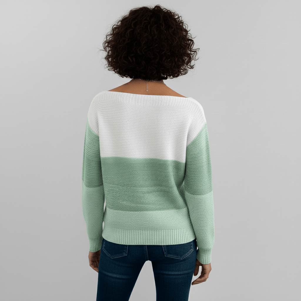 Mila | Knusse Kleurenmix Trui - Montavero