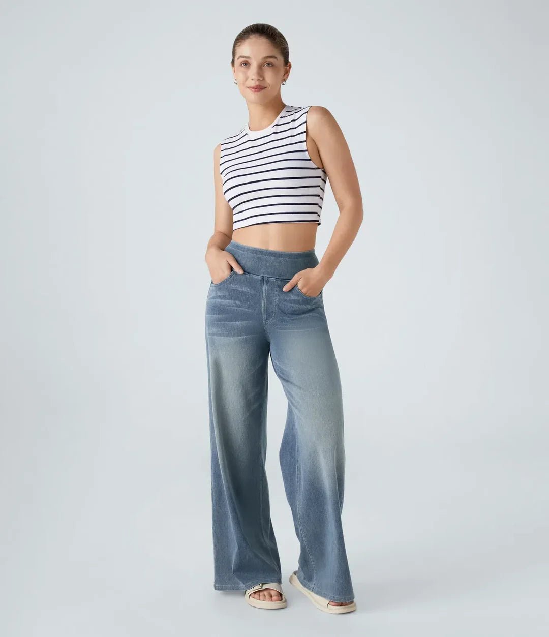 Celeste | Elastische Comfort Fit