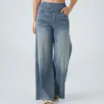 Celeste elastische broek met hoge taille voor dames
