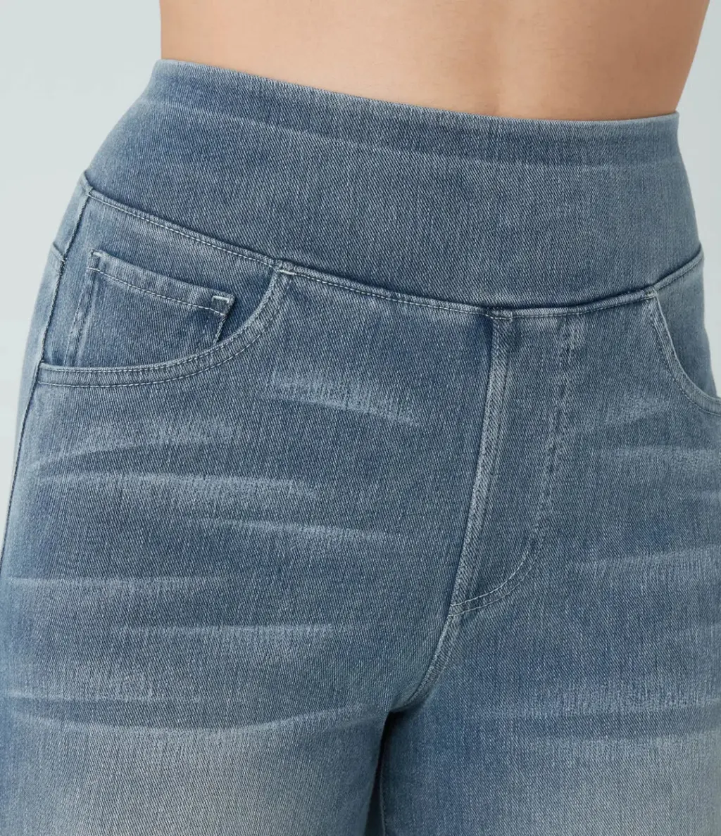 Celeste elastische broek met hoge taille voor dames