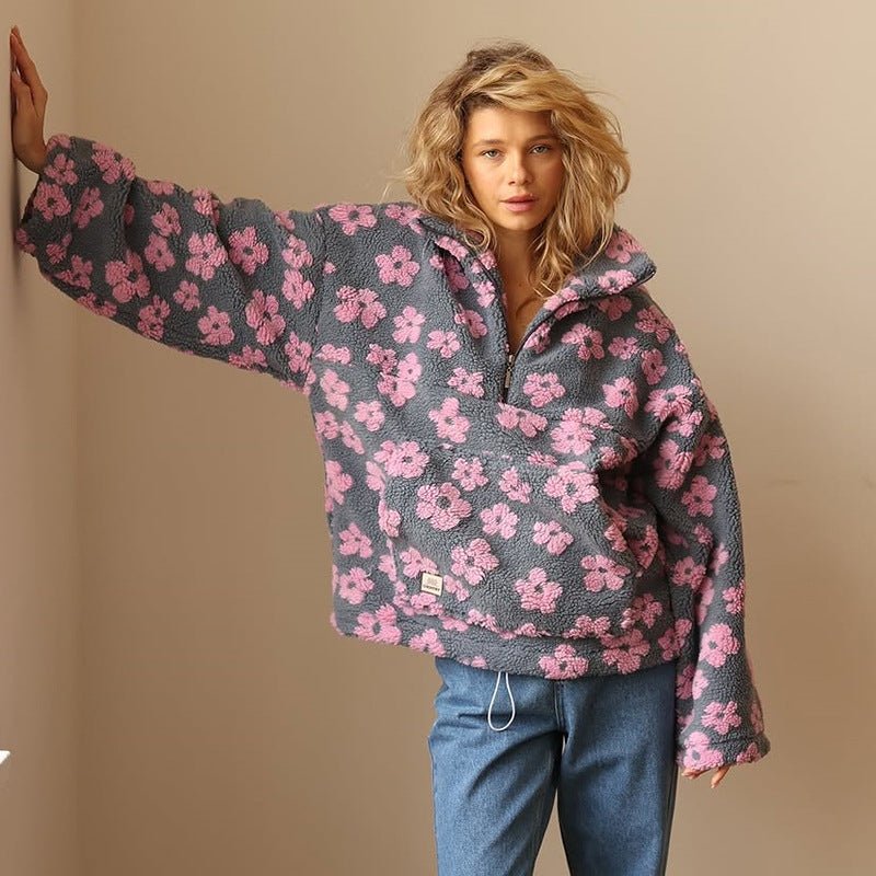 Elise | Trui met bloemenprint