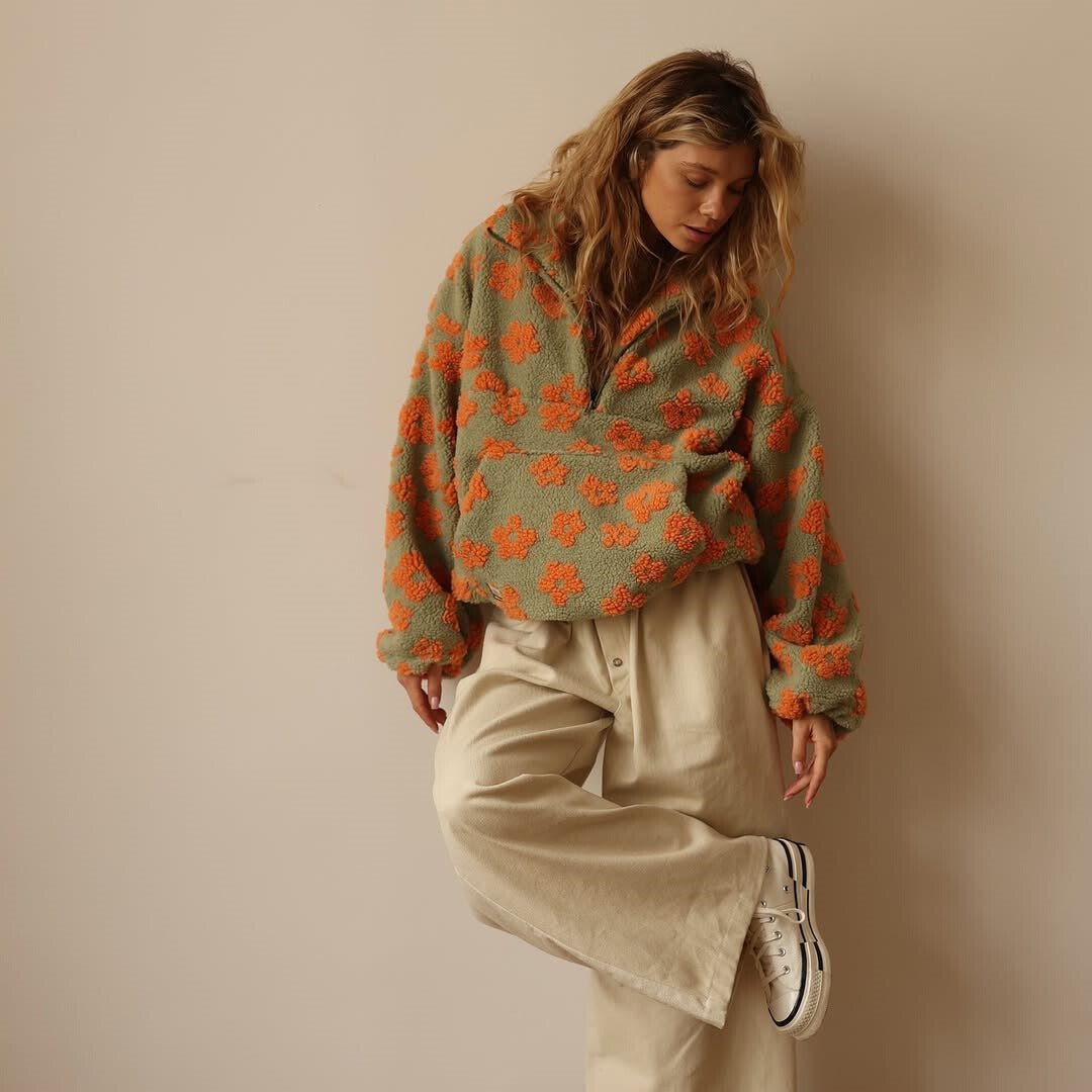 Elise | Trui met bloemenprint