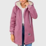 Femke fleece damesvest in roze