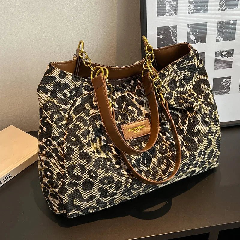Jada | Statement Luipaard Tas