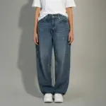 Liv baggy carpenter jeans voor dames