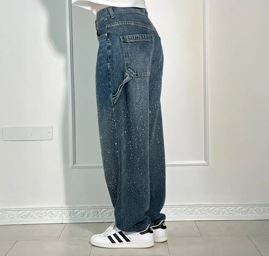 Liv baggy carpenter jeans voor dames