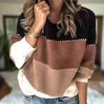Noor | Modieuze Kleurblok Sweater
