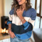 Noor | Modieuze Kleurblok Sweater