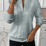 Nora | Dames trui met ritssluiting