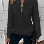 Nora | Dames trui met ritssluiting
