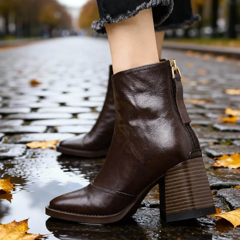 Sienna | Leren Enkellaars