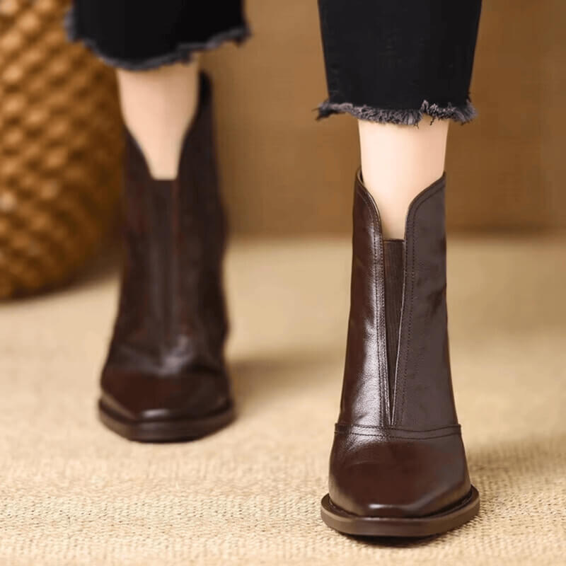 Sienna | Leren Enkellaars