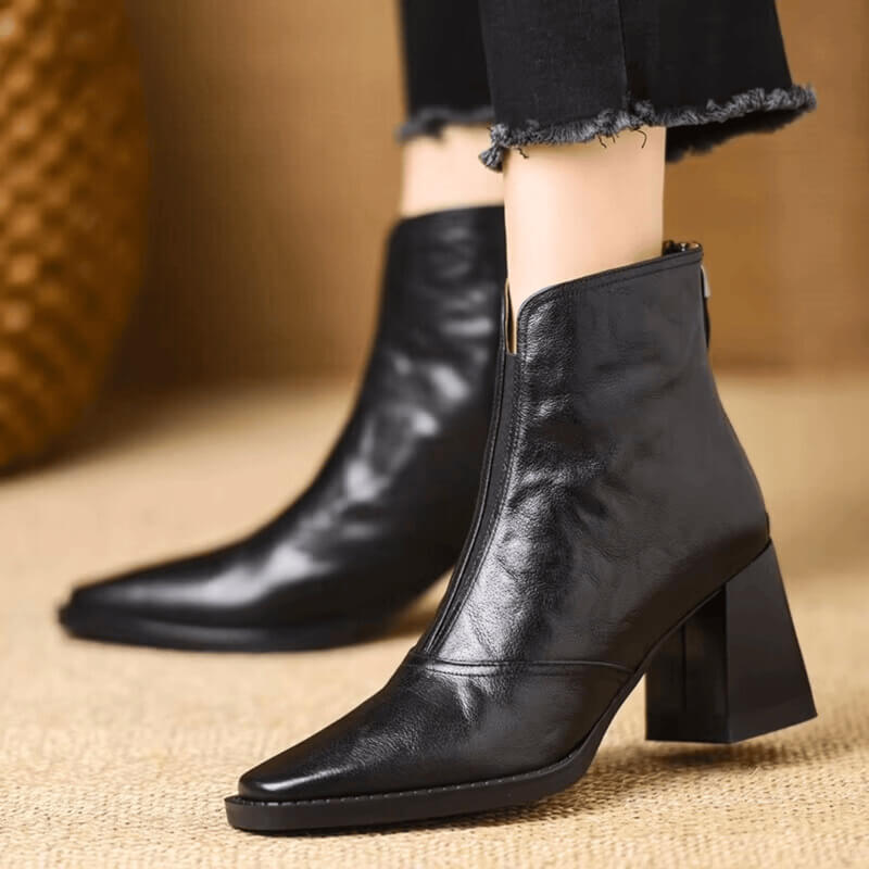 Sienna | Leren Enkellaars