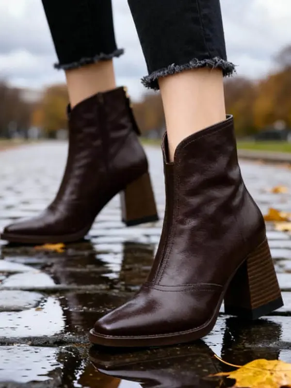 Sienna | Leren Enkellaars