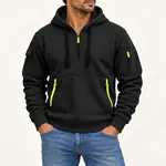 Vince hoodie voor heren in zwart