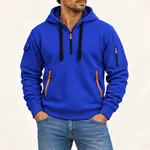 Vince hoodie voor heren in blauw