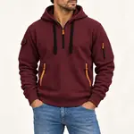 Vince hoodie voor heren in rood